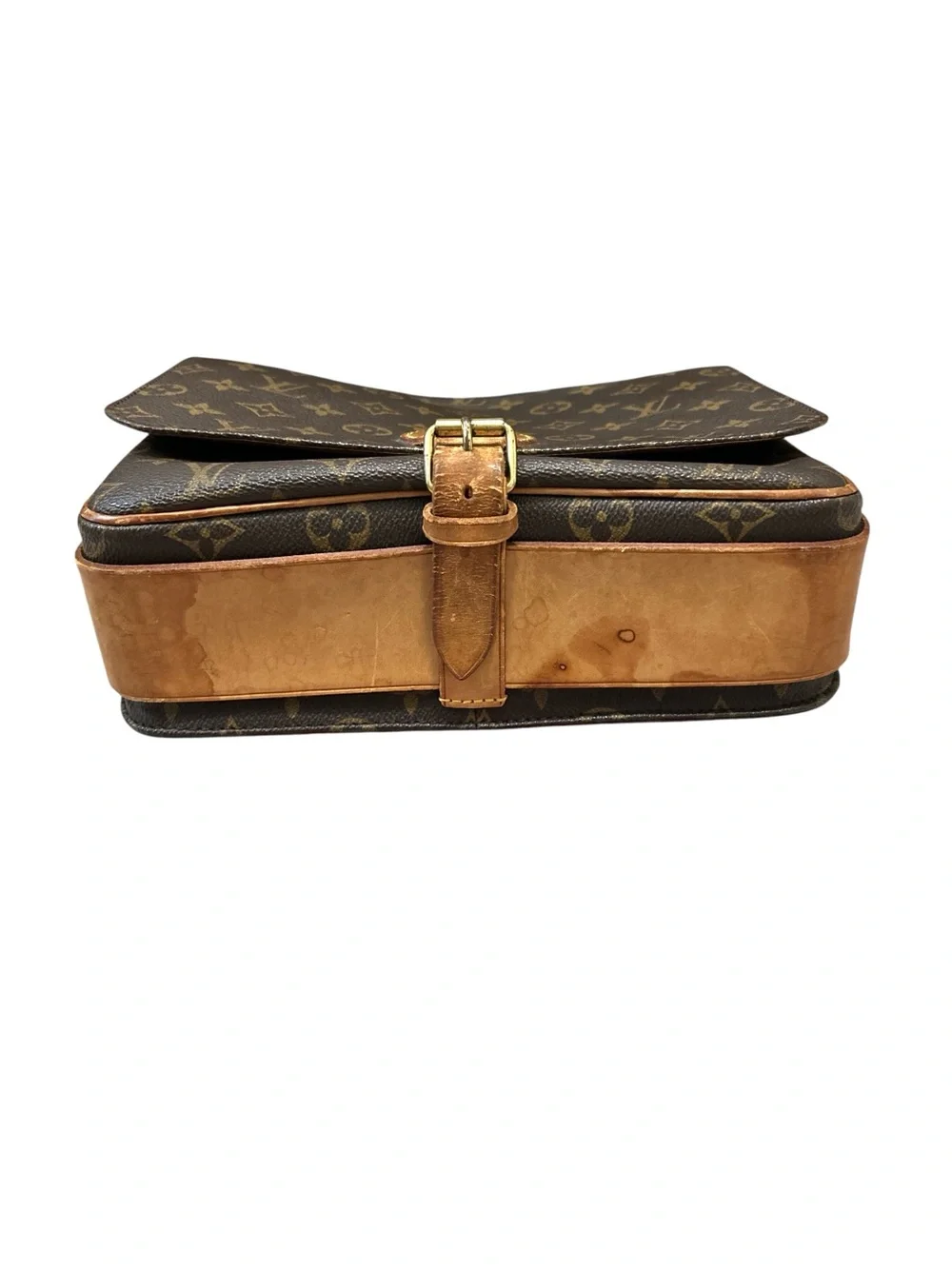 Louis Vuitton LV Monogram Cartouchiere GM Bag Canvas Leather Crossbody Purse - Picture 12 of 14